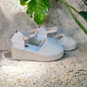 Calzaro Alpargatas | Alpargata Cuña Media Yute 9897 Beige
