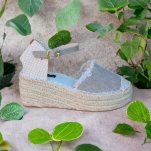 Calzaro Alpargatas | Alpargata Cuña Media Yute 9897 Taupe