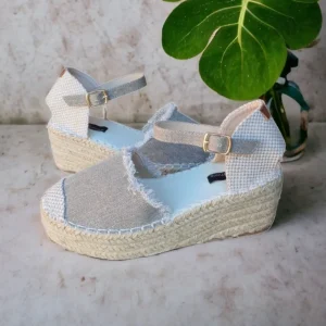 Calzaro Alpargatas | Alpargata Cuña Media Yute 9897 Taupe