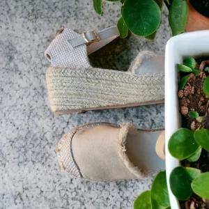 Calzaro Alpargatas | Alpargata Cuña Media Yute 9897 Beige