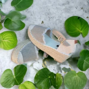 Calzaro Alpargatas | Alpargata Cuña Media Yute 9897 Taupe