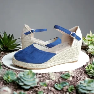 Calzaro Alpargatas | Alpargatas | Alpargata Cuña Yute 23481 Azul