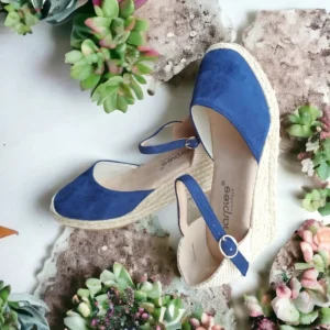 Calzaro Alpargatas | Alpargatas | Alpargata Cuña Yute 23481 Azul