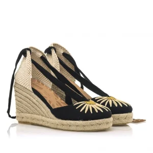 Calzaro Alpargatas | Alpargata Cuña Yute Louisa 52799 Negro