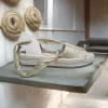 Calzaro Alpargatas | Alpargata Plana Yute Tiras Tobilleras 861 Oro.