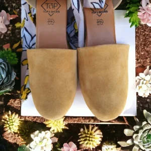 Calzaro Alpargatas | Alpargata Valenciana Cuña Alta Yute Piel 23450 Camel.