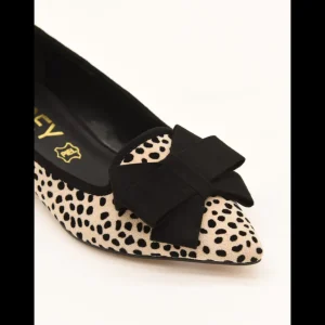 Calzaro Zapatos De Tac贸n | Bailarinas | Bailarina Estampada 574H944 Animal Print con Lazo.