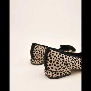 Calzaro Zapatos De Tac贸n | Bailarinas | Bailarina Estampada 574H944 Animal Print con Lazo.