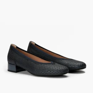 Calzaro Bailarinas | Bailarina Salón Mujer Tacon Bajo 5080 Azul