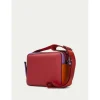 Calzaro Bolsos | Bandolera 243246 Rojo Violet Naranja.