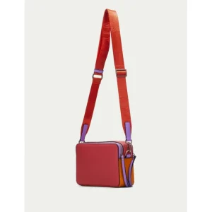 Calzaro Bolsos | Bandolera 243246 Rojo Violet Naranja.