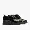 Calzaro Zapatos Con Cordones | Confort | Blucher en Coco de Mujer 10057 Color Negro.