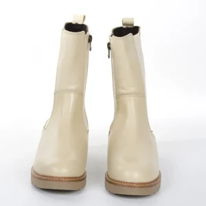 Calzaro Botas Bajas Y Botines | Bota Chelsea Elásticos 51 Crema Hielo