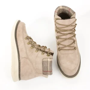 Calzaro Botas Bajas Y Botines | Bota Cordon 2122 Taupe