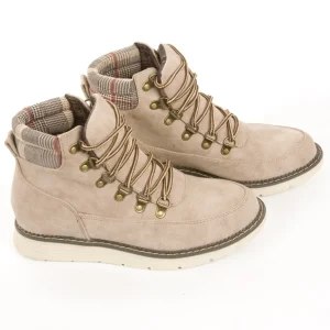 Calzaro Botas Bajas Y Botines | Bota Cordon 2122 Taupe