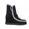 Calzaro Botas Bajas Y Botines | Bota de forro de pelo color negro
