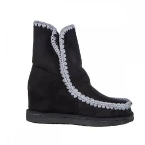 Calzaro Botas Bajas Y Botines | Bota de forro de pelo color negro