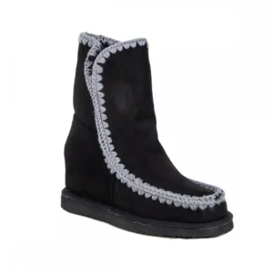 Calzaro Botas Bajas Y Botines | Bota de forro de pelo color negro