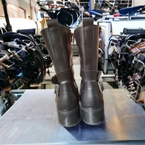 Calzaro Botas Y Botines Mujer | Botas Bajas Y Botines | Bota Motera Coralina Negro
