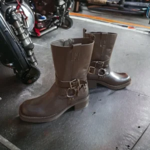 Calzaro Botas Y Botines Mujer | Botas Bajas Y Botines | Bota Motera Coralina Negro
