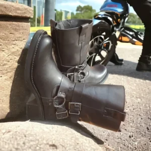 Calzaro Botas Y Botines Mujer | Botas Bajas Y Botines | Bota Motera Coralina Negro