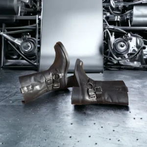 Calzaro Botas Y Botines Mujer | Botas Bajas Y Botines | Bota Motera Coralina Negro
