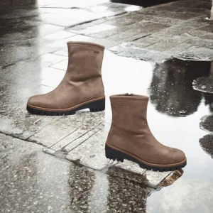 Calzaro Casual | Botas Y Botines Mujer | Bota Mujer Membrana Impermeable 9051 Water Proof Taupe