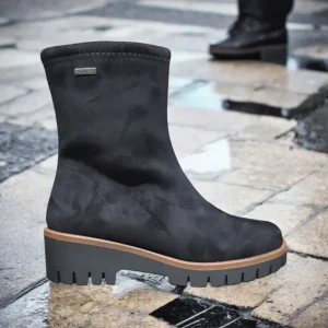 Calzaro Casual | Botas Y Botines Mujer | Bota Mujer Membrana Impermeable 9051 Water Proof Negra