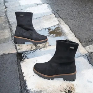 Calzaro Casual | Botas Y Botines Mujer | Bota Mujer Membrana Impermeable 9051 Water Proof Negra