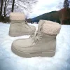 Calzaro Botas De Pelo | Bota Pelo 6153 Australiana Beige