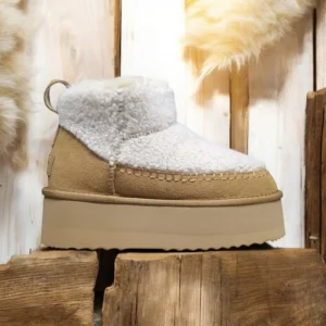 Calzaro Casual | Botas De Pelo | Bota Pelo Kis Serraje Cuero Tipo Australiano.