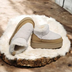 Calzaro Casual | Botas De Pelo | Bota Pelo Kis Serraje Cuero Tipo Australiano.