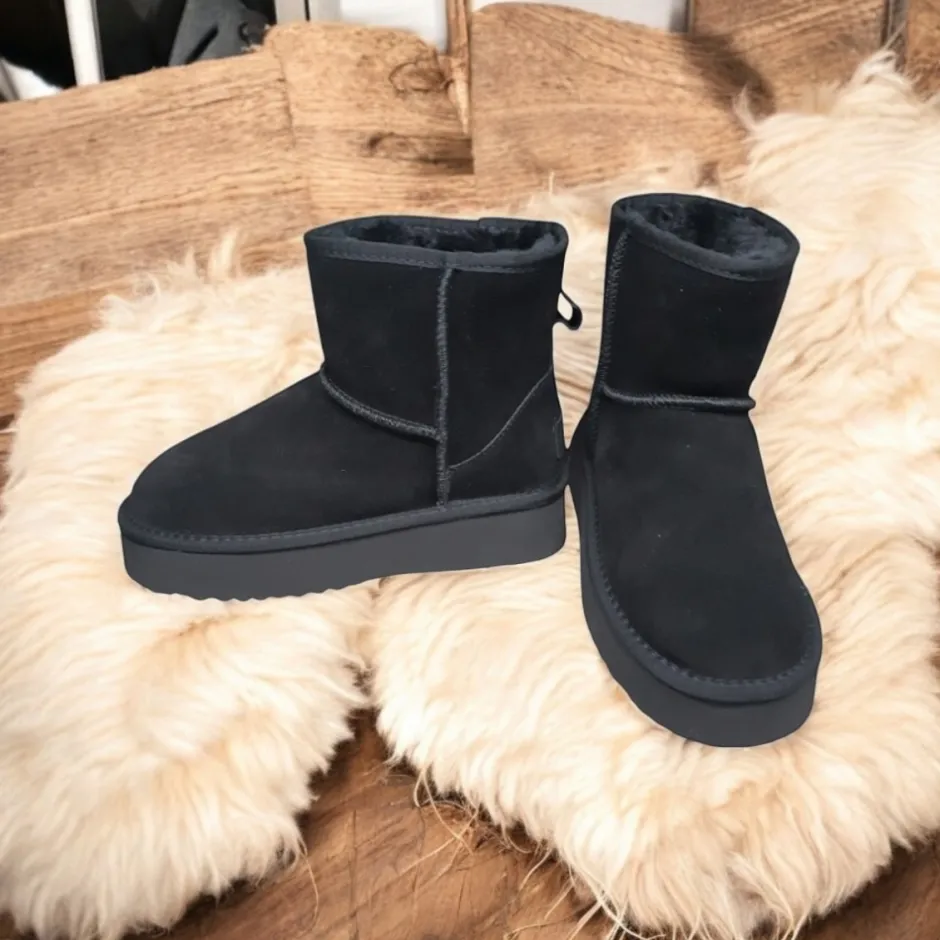 bota_pelo_lescun_serraje__4.webp Calzaro Casual | Botas De Pelo | Bota Pelo Lescun Serraje Negro Tipo Australiano.