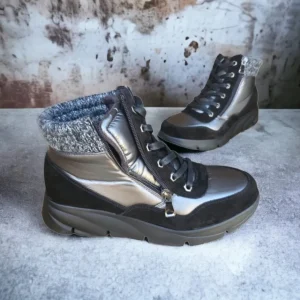 Calzaro Casual | Botas Y Botines Mujer | Bota Sneaker Mujer Casual 3327 Negro