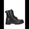 Calzaro Botas Bajas Y Botines | Botines Militares Calgary 11034 Negro Mujer