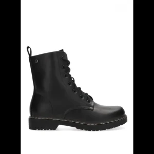 Calzaro Botas Bajas Y Botines | Botines Militares Delt 11035 Negro Mujer