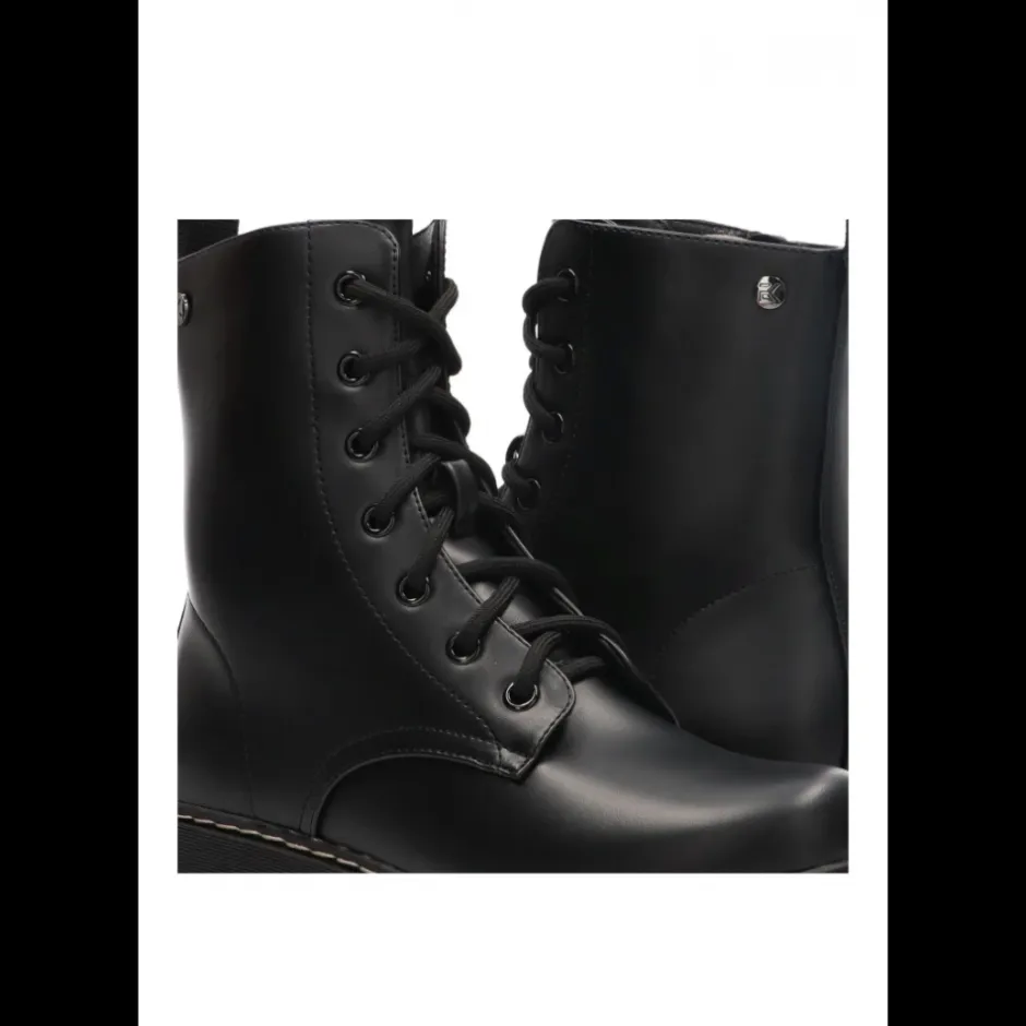botines_militares_delt__n_1.webp Calzaro Botas Bajas Y Botines | Botines Militares Delt 11035 Negro Mujer