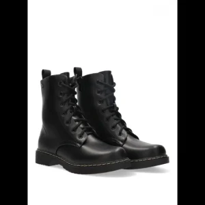 Calzaro Botas Bajas Y Botines | Botines Militares Delt 11035 Negro Mujer