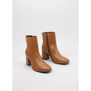Calzaro Botas Y Botines Mujer | Botín 23918 Básico Piel Tacón Cuero