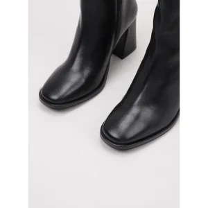 Calzaro Botas Y Botines Mujer | Botín 23918 Básico Piel Tacón Negro
