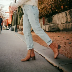 Calzaro Botas Y Botines Mujer | Botín 23926 Piel Tacón Cuero