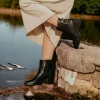 Calzaro Botas Y Botines Mujer | Botín 23927 Piel Tacón Negro