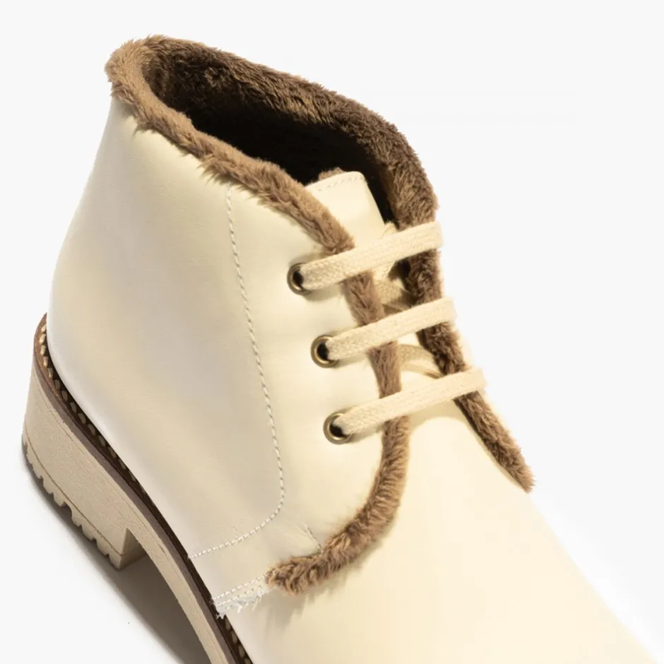 botn__safari_de_pelo_para_0-2.webp Calzaro Botas De Pelo | Botín 10085 Safari de Pelo para Mujer Color Crema Hielo