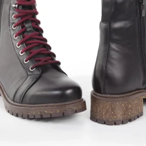 Calzaro Botas Bajas Y Botines | Botín Cordón Sport 3522 en Napa Negro