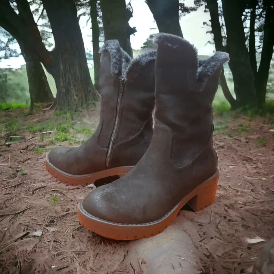 botn_cremallera__negro_6-1.webp Calzaro Botas De Pelo | Botín Cremallera 2217 Negro