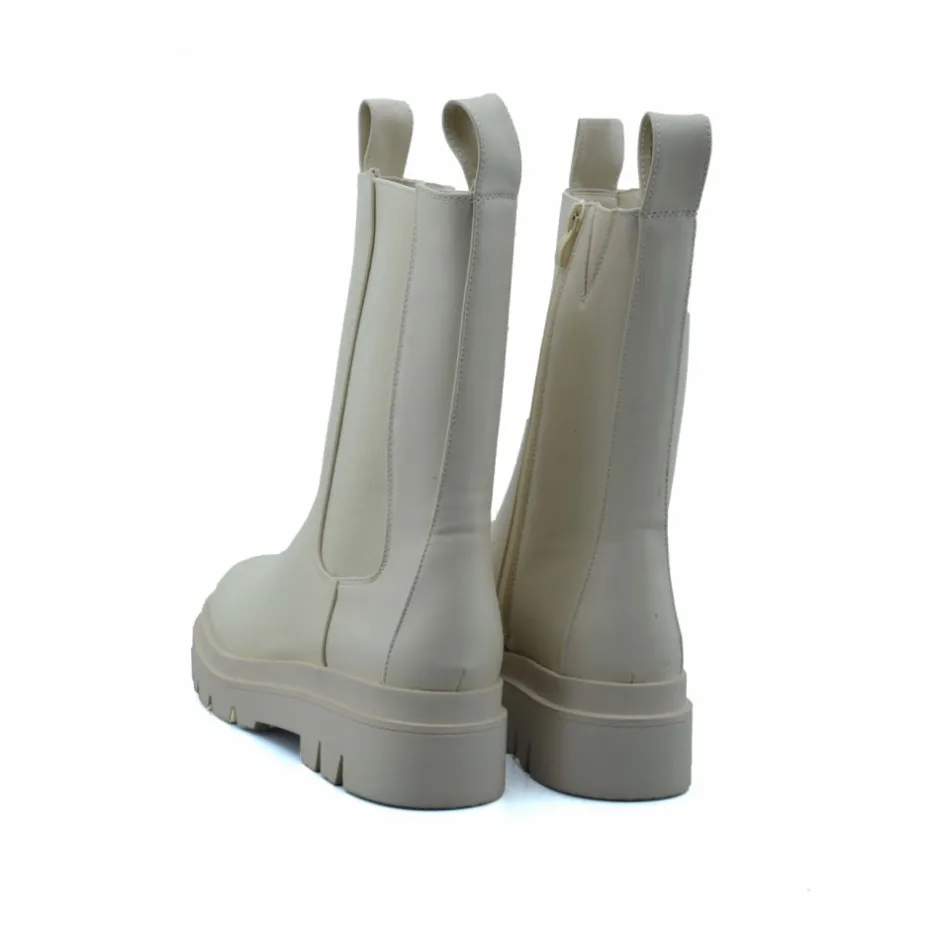 botn_elstico__beige_2.webp Calzaro Botas Bajas Y Botines | Botín Elástico 968 Beige