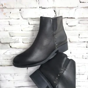 Calzaro Botas Y Botines Mujer | Botas Bajas Y Botines | Botín Plano 4005 Negro