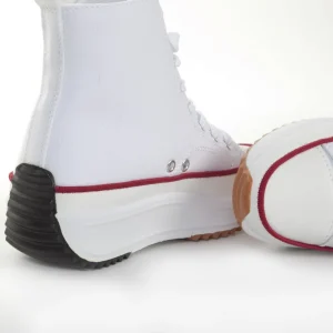 Calzaro Deportivas | Deportiva Bota 878  Blanca Roja