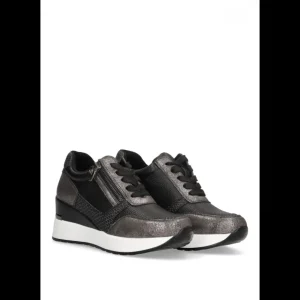 Calzaro Deportivas | Deportiva Cuña Etika Cavour 50221 Mujer Negra