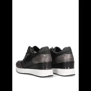 Calzaro Deportivas | Deportiva Cuña Etika Cavour 50221 Mujer Negra